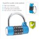 thumbnail image 4 of Código de 5 Dígitos Combinacia Lock Locker Locker Seguridad Contraseña de Bloqueo de Gimnasio, 4 of 7