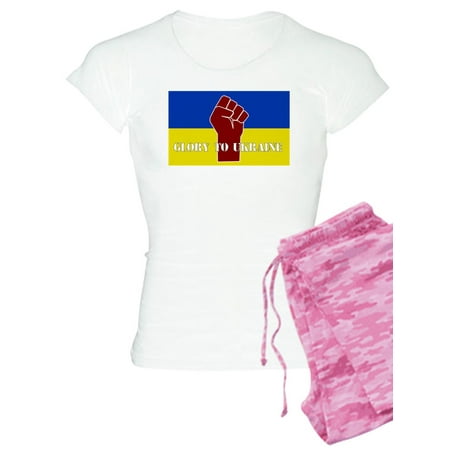 

CafePress - Glory To Ukraine Pajamas - Women s Light Pajamas