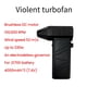 thumbnail image 4 of Violent Turbo Mini Ventilador 200W 130,000 RPM Ventilador de Mano Recargable Soplador de Polvo Hurricane Potente Ventilador,Negro, 4 of 5
