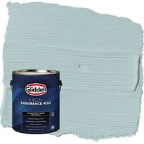 Glidden HEP Misty Surf / Blue Flat Exterior Paint with Primer, 1 Gallon