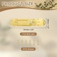 thumbnail image 2 of Uxcell Barrel Bolt Latch, Slide Door Lock Zinc Alloy Gate Door Catch Bolt Latch Gold 5 Inch, 2 of 7