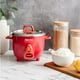 thumbnail image 2 of Aroma Housewares Select Arrocera y calentador de acero inoxidable con olla interior sin recubrimiento, 6 tazas (cocinadas) / 1.2 cuartos de galón, ARC-753SGR, rojo, 2 of 5