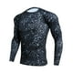 thumbnail image 1 of Soidarity Camisa delgada deportiva de manga larga de estilo informal de diseño Simple para hombre, camisetas estampadas de poliéster con cuello Uniforme atlético Florales SG Soidarity OD028984-09, 1 of 6