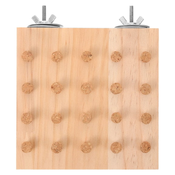 ULTNICE Bird Perch Platform Wooden Stable Stand for Parrot Cage Accessories