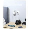 thumbnail image 3 of Adaptador Doble Ee.uu/usa A Enchufe Europeo Eu 3 Usb + Usb C Blanco, 3 of 4