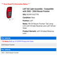 thumbnail image 2 of Left Tail Light Assembly - Compatible with 2000 - 2004 Nissan Frontier 2001 2002 2003, 2 of 2