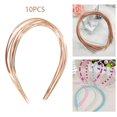 thumbnail image 4 of Becaristey 5mm Bandeaux en Acier Inoxydable Hardicraf Femmes Femmes Or 1mm 10 Pcs 1Set, 4 of 6