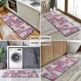 thumbnail image 6 of Goldendoodle Dog and Flower Floral Kitchen Rug Mat,Kitchen Runner Rugs Non Skid Washable,Decorative Kitchen Floor Mats for Kitchen,Sink,Laundry,17"x47.2", 6 of 7