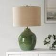 thumbnail image 5 of Bowery Hill Contemporary 23"H x 15"W x 15"D Ceramic Table Lamp in Green, 5 of 7