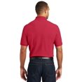 thumbnail image 2 of Port Authority Core Classic Pique Polo-M (Rich Red), 2 of 6