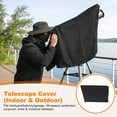 thumbnail image 4 of Uxcell 1Set Telescope Cover,59 x 33 x 165 Inch Waterproof Telescope Cover Outdoor Against Sun Dust Protective for Indoor or Outdoor Use, Black + Silver, 4 of 6