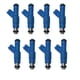 thumbnail image 2 of 8 piezas de inyectores de para vehículos, suministros de plástico azul para automóviles, ajuste de repuesto 4.6L 04-2008, Baoblaze Inyectores de combustible, 2 of 8