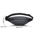 thumbnail image 3 of Bolsa de mensajero impermeable de alta capacidad para deportes al aire libre (gris), 3 of 6