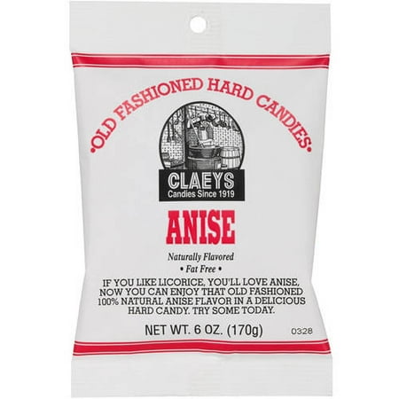 (4 Pack) Claeys Anise Old Fashioned Hard Candy, 6 oz