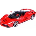 thumbnail image 5 of Ferrari LaFerrari F70 Red with Black Top "Signature Series" 1/18 Diecast Model Car by Bburago, 5 of 6