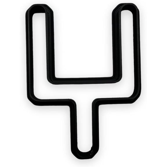 Field Goal Cookie Cutter with Easy Push Design (4 inch)