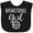 AB-Black, variant on Inktastic Basketball Girl Sports Girls Baby Bib