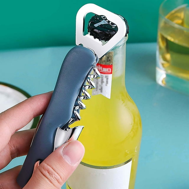 WRXMIJNHGSA Bottle&Can Openers Under $5 Home Steel Beer Wine Opening Tools 4 In 1 Stainless Steel Wine Opening Tools Home Cans Kitchen Restaurant And Bar
