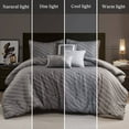 thumbnail image 6 of 7 PCS King Comforter Set Grey, 6 of 10