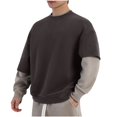 thumbnail image 2 of Styesk Chemises pour Hommes Mode Décontractée Extérieure Printemps et Hiver Manches Longues Col Rond, 2 of 4