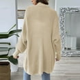 thumbnail image 4 of ShomPort Womens Oversized Cardigans Soft Knit Open Front Cardigan Sweater Fashion Casual Solid Color Outerwear Coats, 4 of 4