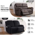 thumbnail image 5 of SUSUZI Recliner Sofa Covers Stretch Reclining Couch Covers with Pockets Reclining Couch Slipcovers Soft Washable Furniture Protector for Dogs Cats, 5 of 6