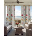 thumbnail image 4 of Spring Floral Blackout Curtains 96 Inches Long, Colorful Summer Flowers Vintage Botanical Thermal Insulated Black Out Curtains, Darkening Window Curtain for Bedroom Living Room 52"x96" 2 Panels, 4 of 9