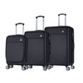 thumbnail image 1 of InUSA Hardside Luggage Set with Spinner Wheel, Avila Collection Travel Suitcases with TSA Lock and Ergonomic GEL Handle, Black, 3 Piece Set (20/24/28), 1 of 14