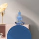 thumbnail image 4 of 2x estatua de Buda meditando, estatuil, escultura, decoración para el hogar y oficina, manualidades azules Baoblaze Estatua de Buda de resina, 4 of 8