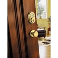 thumbnail image 4 of Kwikset 99090-817 SmartCode 909 Electronic Deadbolt Featuring SmartKey in Polished Brass, 4 of 5