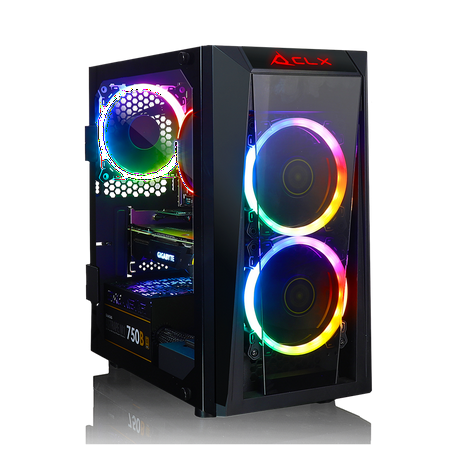 CLX SET SCRIBE GAMING AMD Ryzen 7 2700, NVIDIA GeForce RTX 2070 8GB GDDR6, 16GB Mem, 240GB SSD + 1TB HDD Storage MS Windows 10 Home