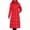Red-01, variant on Women's Thickened Long Down Jacket Winter Down Coat Hooded Puffer Jacket Maxi Length Parka Coats