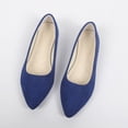 thumbnail image 6 of Womens Flats Shoes Portable Pumps Ballet Flat Slip-on Ballerina Pumps Shoes Ladies Loafers Blue 39, 6 of 9