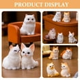 thumbnail image 3 of 12 Pcs Landscape Cat Cat Statue Mini Cat Figurine Tiny Cat Figurines, 3 of 6