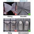 thumbnail image 3 of Organizador de zapatos MISSLO para colocar sobre la puerta con 24 bolsillos grandes de malla, 3 of 7