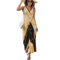 thumbnail image 1 of Vestido De Noche De Lujo Sin Mangas Para Mujer, Marble Vestido De Fiesta, 1 of 5