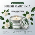 thumbnail image 3 of EVODUCK Gardenia Scented Candle, 1-Wick Floral Soy Wax, Self Care Gift for Women, 3oz, 3 of 12