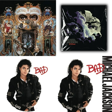 Dangerous (180G/2LP) & Michael Jackson - Scream (2LP) (New LP Vinyl) & Bad (Picture Disc) & Bad (140G/Gatefold)