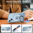 thumbnail image 2 of for iPhone 14  Case, iPhone 13 Case with Invisible Stand [Compatible with Magsafe], Full Body Protective Cover Slim Shockproof Kickstand Phone Case for Apple iPhone 13/14 6.1", Clear, 2 of 17