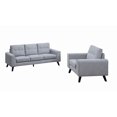thumbnail image 1 of Topline Home Furnishings 2-piece Chenille Sofa & Chair Set, 1 of 4