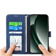 thumbnail image 4 of Funda Tipo Billetera para Realme GT 6 5G Carcasa Abatible con Porta Tarjetas, Bolsillo para Efectivo, Soporte Ajustable, Cierre Magnético y Correa de Muñeca Azul, 4 of 6