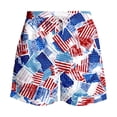 thumbnail image 4 of Bainana Mens Swim Trunks American Flag Patriotic Swim Shorts Fourth Of July Lightweight Casual Beach Travel Swimsuits, 4 of 4