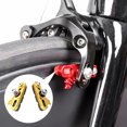 thumbnail image 3 of Eigraketly 1 par de pastillas de freno, accesorio de repuesto, tope de rueda, pieza de bicicleta para reemplazar Ciclismo Dorado/Negro Eigraketly OD020648-09, 3 of 6