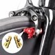thumbnail image 5 of Greeniant 1 par de piezas de bicicleta de componente de ruedas de pastillas de freno para reemplazar dorado/negro Type2 NO2 Greeniant OD020648-09, 5 of 6
