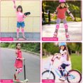 thumbnail image 5 of Kids/Girls Knee Pads and Elbow Pads Set for 3-8 Years,Knee Pads for Kids Wrist Guards with Drawstring Bag Adjustable Protective Gear Set for Girls Kids Roller Skating Bike Cycling Skateboard, 5 of 7