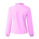 thumbnail image 4 of Puntoco Mujer Casual Color Sólido Volantes Cuello Manga Larga Volantes Camisa Blusa Cuello V Manga Corta Camisa tops Puntoco Puntoco-4734, 4 of 6