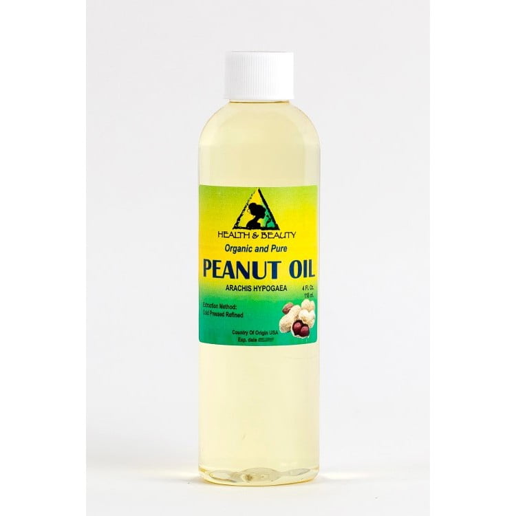 PEANUT OIL REFINED ORGANIC CARRIER COLD PRESSED 100 PURE 4 OZ