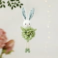 thumbnail image 5 of 8.6 Inch Easter Bunny Figurines - Pastel Color Plush Bunny Hanging Ornaments for Easter Decoration, Spring Tea Party, Baby Shower Supplies and Holiday Home Tabletop Centerpieces, 5 of 6