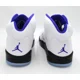 thumbnail image 5 of Ni - ke NEW AIR JORDAN 5 RETRO MEN'S SHOES SIZE 11.5 WHITE DARK CONCORD DD0587 141, 5 of 5