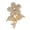 Golden, variant on fuxzkrlz Vintage Rhinestone Flower Brooch, Floral Alloy Lapel Pin, Sweater Cardigan Coat Business Suit Decoration, Men Women Clothing Accessories